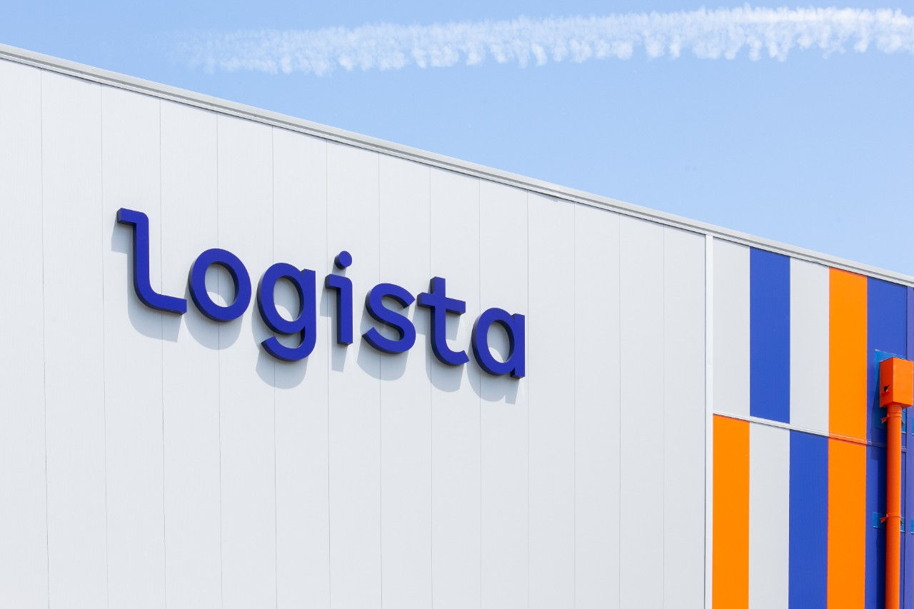 Logotipo de Logista estampado en fabrica